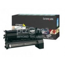 Toner Lexmark C772 15K Yellow Extra High Yield Return Program Print Cartridge - UAR - C7720YX